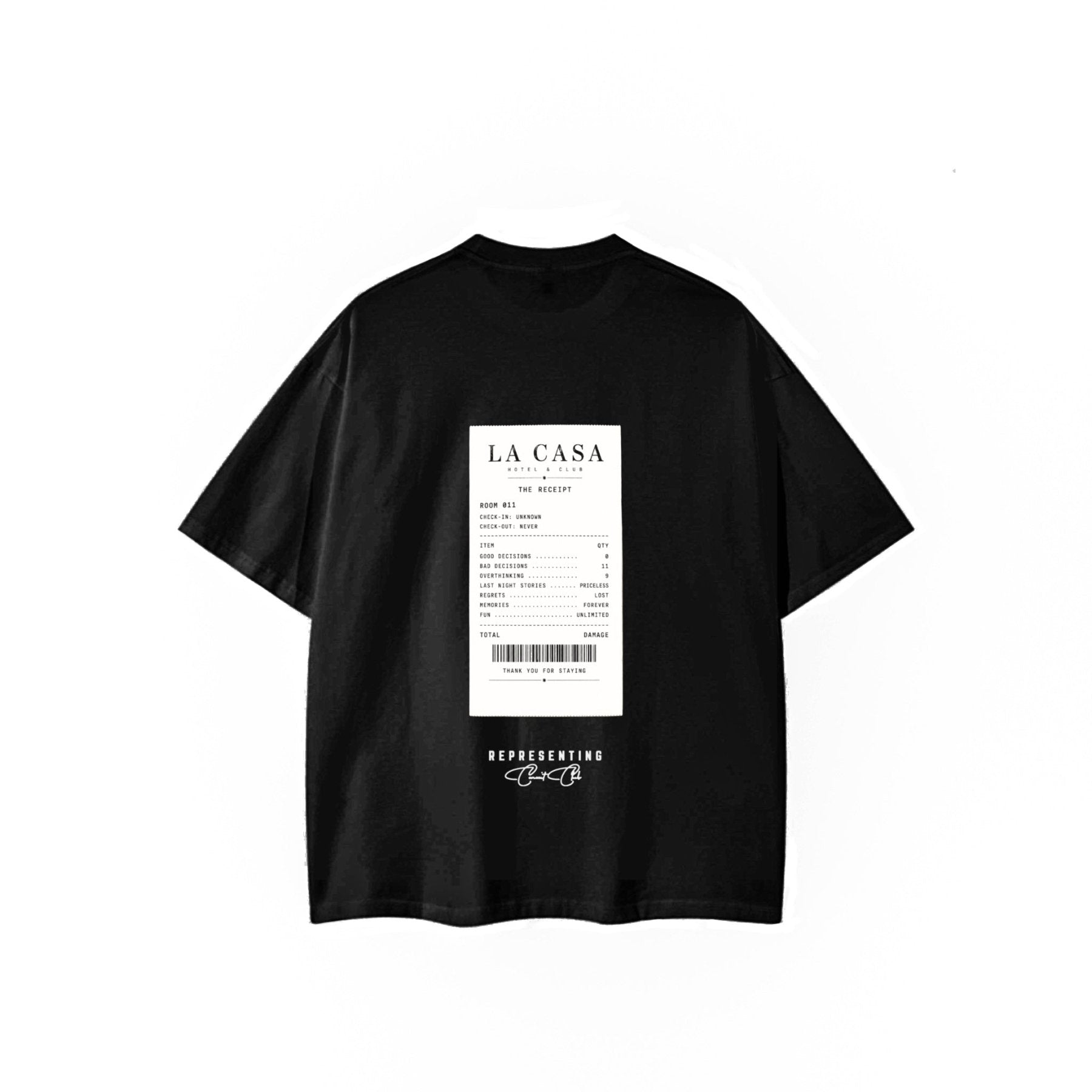 The Receipt Tee - CNCT CLUB