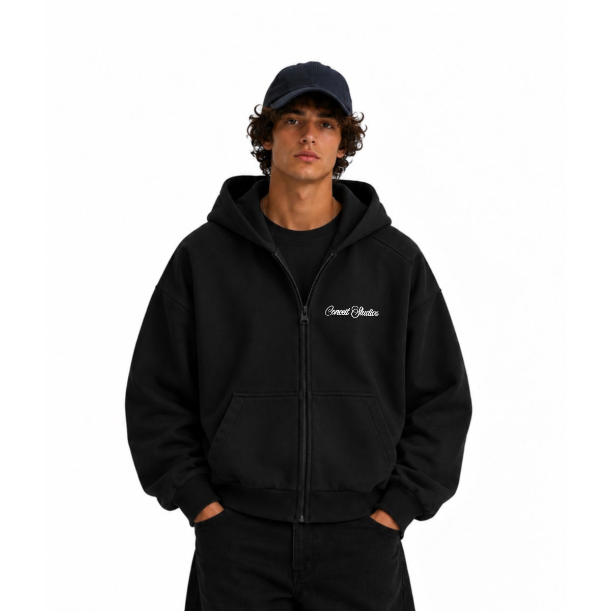 Basic Zip Hoodie